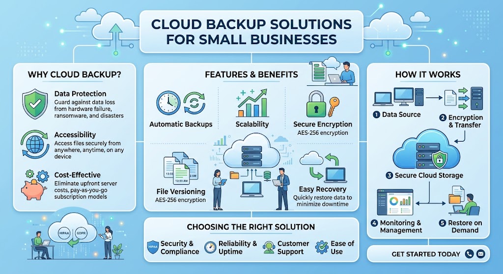 Best Cloud Backup Solutions for Small Businesses with Ransomware Protection