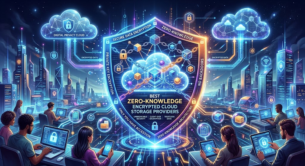 Best Zero-Knowledge Encrypted Cloud Storage Providers