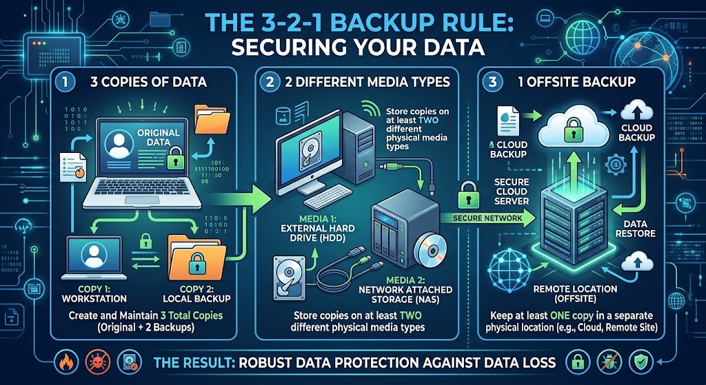 The 3-2-1 Backup Rule Explained (and How to Apply It in the Cloud)